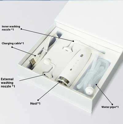 Dispositivo de Limpieza Íntima Dual con Boquillas Desmontables - Image 11