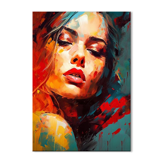 Cuadro Abstracto de Mujer Elegante al Óleo - Pintura Hecha a Mano para Decoración Moderna - Image 6