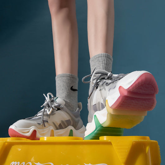 Zapatos Plataforma Arcoíris de Gelatina para Mujer - Image 5