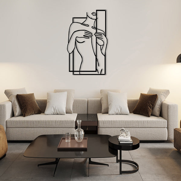 Decoración de Pared Silueta Femenina Minimalista - Image 5