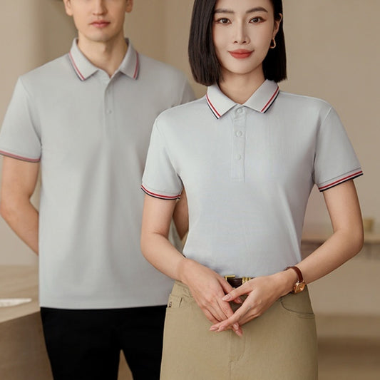 Camisa Tipo Polo Manga Corta para Trabajo - Colores Sólidos