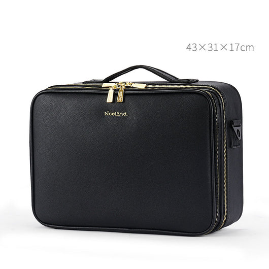 Bolsa de Maquillaje de Cuero Grande Organizadora Profesional - Image 14