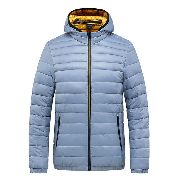 Chamarra Acolchada para Hombre, Tendencia de Moda Coreana