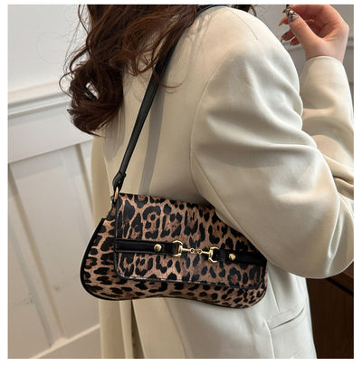 Bolso de Hombro Estampado Leopardo Lujo Ligero para Mujer - Image 14