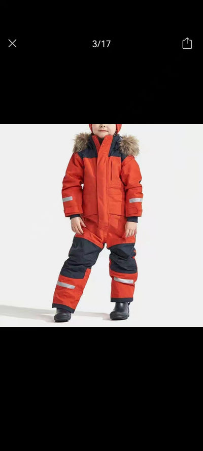 Traje de Esquí Impermeable y Térmico para Niños con Detalles Luminosos - Image 5