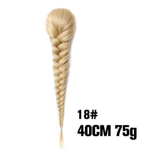 Peluca Trenza Sintética Cola de Caballo Estilo Fishtail para Mujer - Image 22