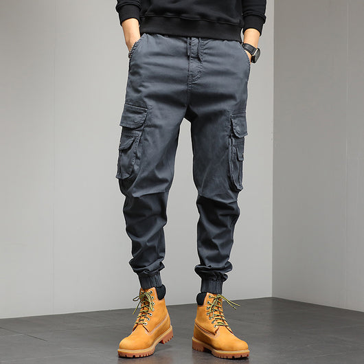 Pantalones Casuales Versátiles para Hombre Multi-Bolsillos - Image 9