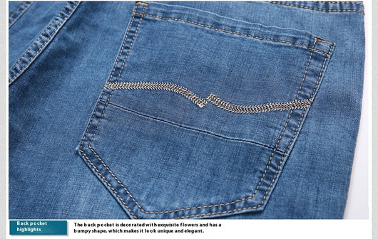 Shorts de Mezclilla Holgados con Máximo Estiramiento para Hombre - Image 9