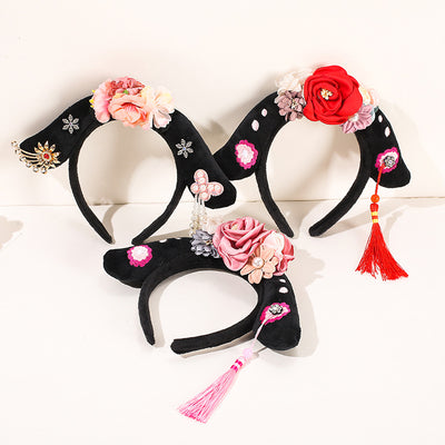 Diadema Princesa Estilo Chino con Borlas Decorativas - Image 4