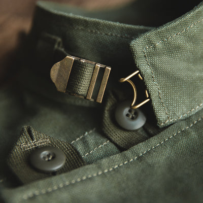 Chaqueta Militar de Algodón Lavado Ami - Verde Ejército para Hombre - Image 3