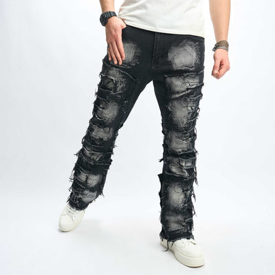 Jeans Hip-Hop Urbanos de Corte Alto para Hombre - Image 12