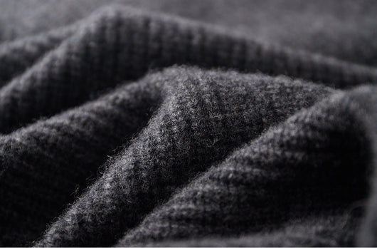 Cardigan de Lana Pura con Cierre para Hombre - Abrigo Solapa Otoño Invierno - Image 17