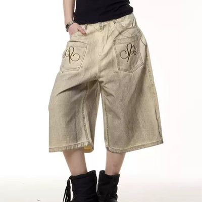 Jeans Vintage Desteñido Reversible Estilo Destruido - Image 3