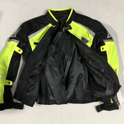 Chaqueta Deportiva Resistente a Caídas para Hombre Verde - Image 4