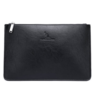 Cartera Ejecutiva de Cuero PU a Cuadros para Hombre - Image 8