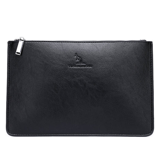 Cartera Ejecutiva de Cuero PU a Cuadros para Hombre - Image 8