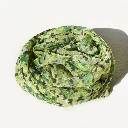 Pañuelo de Seda Floral Elegante - Bufanda Versátil para Mujer - Image 7