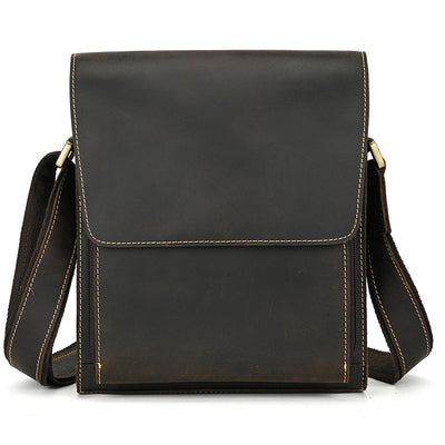 Bolso Bandolera de Cuero Genuino para Hombre - Image 2