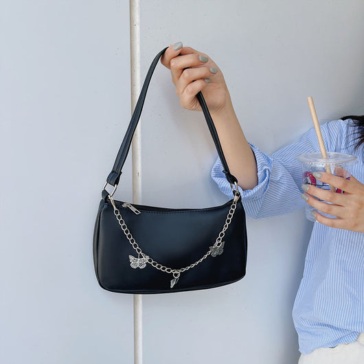 Bolso Bandolera Mariposa con Cadena - Cartera Versátil Comodidad Diaria - Image 6