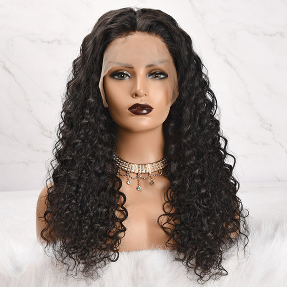 Peluca Frontal de Encaje Cabello Liso Natural para Mujer