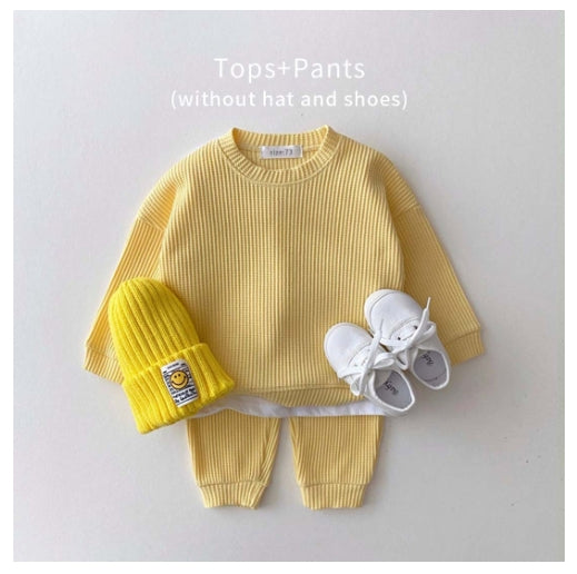 Conjunto Deportivo Infantil Coreano - Sudadera y Pantalón para Niños y Niñas Primavera Otoño - Image 8