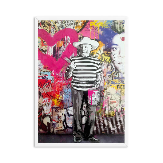 Cuadro Mural Graffiti Banksy Óleo Digital para Sala y Dormitorio - Image 33