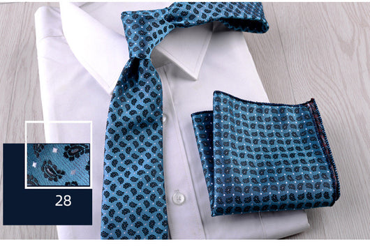 Combo Corbata y Pañuelo de Bolsillo para Hombre Profesional - Image 29