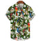 Camisa Hawaiana Estampada para Hombre - Perfecta para Vacaciones de Verano