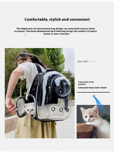 Mochila Transparente para Gatos con Cúpula Panorámica y Gran Capacidad - Image 10