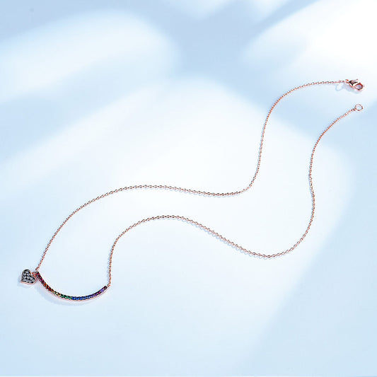 Collar de Plata 925 Arcoíris para Mujer - Image 2
