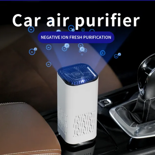 Purificador de Aire Portátil con Generador de Iones Negativos para Auto y Hogar - Image 2