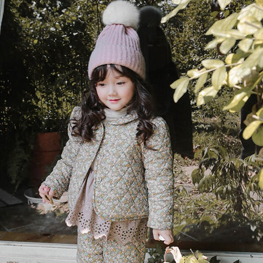 Abrigo Acolchado Floral para Niña - Diseño Dulce y Cálido - Image 11