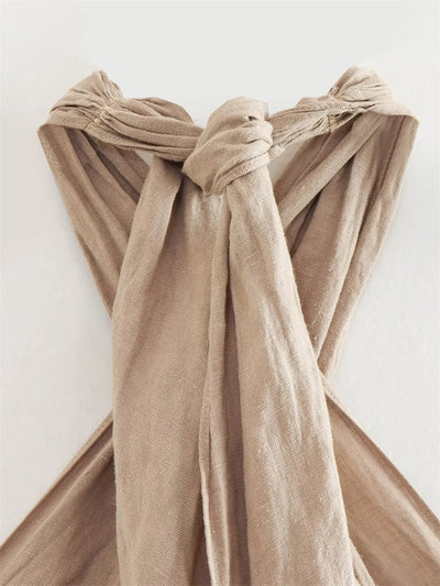 Top Halter de Lino Versátil para Mujer - Diseño Minimalista - Image 12