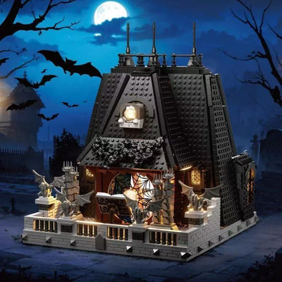 Casa Negra Miércoles Negro - Juego de Construcción Modular con Bloques y Almacenamiento
