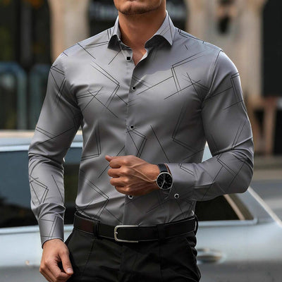 Camisa Casual Hombre con Estampado Digital - Image 4