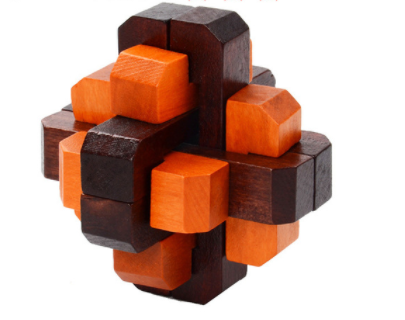 Puzzle de Bloqueo Kongming - Juguete Educativo de Bambú - Image 28