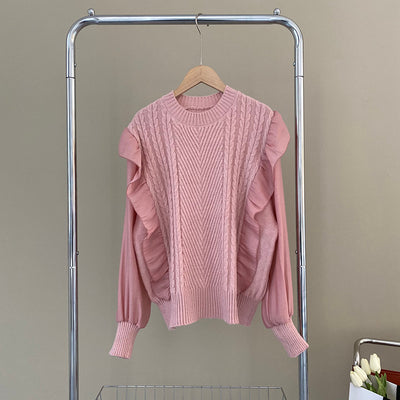 Blusa Chifón con Mangas de Encaje - Diseño Dos Piezas - Image 7