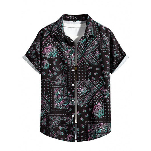 Camisa Suelta de Playa para Hombre - Manga Corta y Cómoda - Image 9