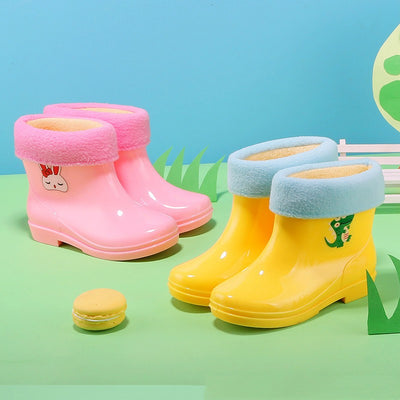 Botas de Lluvia Conejo Tubo Medio Niños Antideslizantes - Image 8