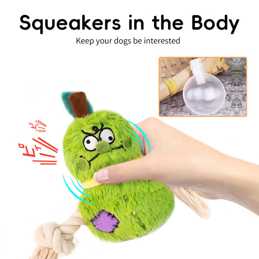 Juguete Interactivo de Cuerda para Perros - Resistente a Mordidas y Juego de Tracción