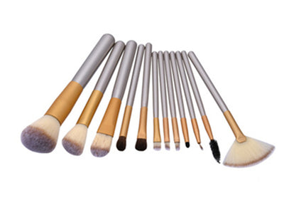 Set de Brochas de Maquillaje Beige Champagne - Image 8