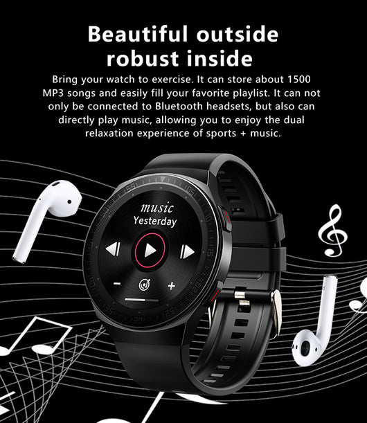 Reloj Inteligente MT3 con Pantalla Táctil Completa, Reproductor de Música y Monitor de Fitness para iOS y Android - Image 16