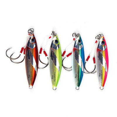 Anzuelo Luminoso Doble con Plomada Oscilante para Pesca