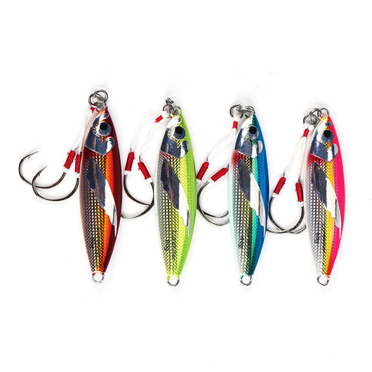 Anzuelo Luminoso Doble con Plomada Oscilante para Pesca