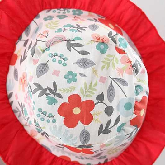 Vestido Infantil Floral de Verano con Mangas Volantes - Image 17