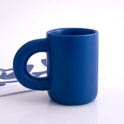 Taza de Cerámica Nórdica Estilo INS con Asa Generosa - Image 6