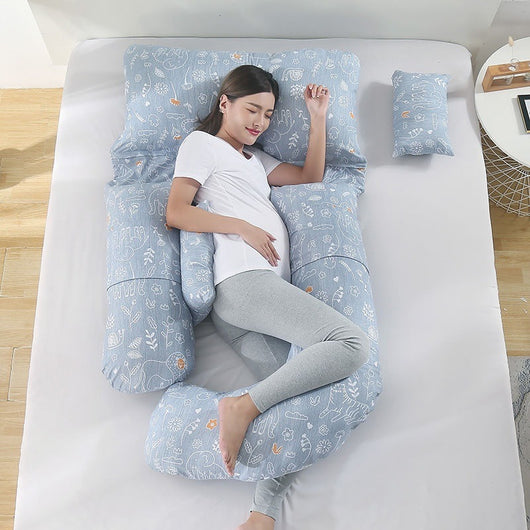 Almohada Maternidad Protección Cintura Tipo U para Dormir de Lado - Image 29