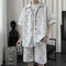 Conjunto Deportivo Cardigan y Shorts Estampado para Estudiantes