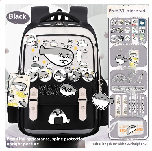 Mochila Escolar Ergonómica Turtle - Gran Capacidad y Alivio de Carga - Image 12