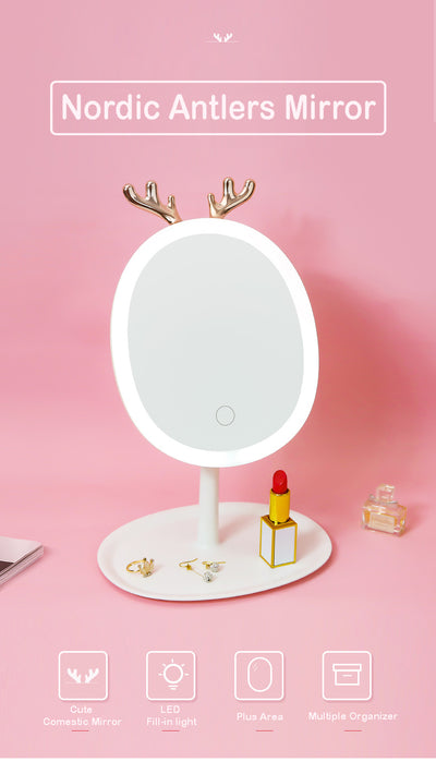 Espejo Inteligente LED Diseño Astas con Carga Inalámbrica - Image 11